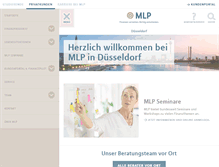 Tablet Screenshot of mlp-duesseldorf.de